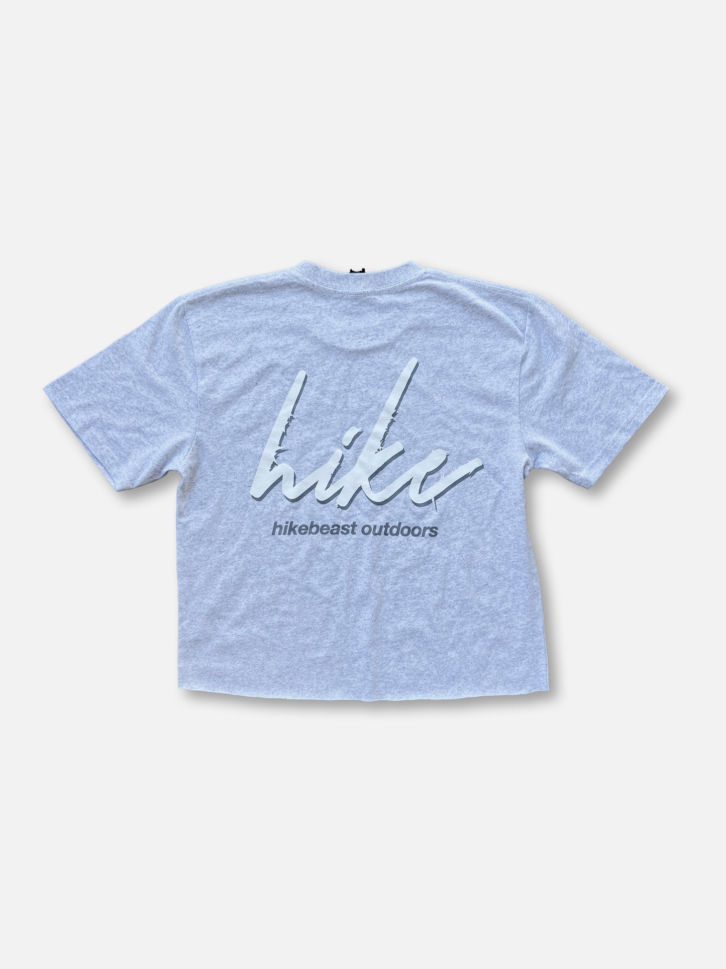 Crop Top hike T-Shirt - Heather Grey